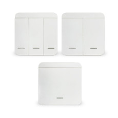 이지무선스위치 스마트 조명 무선스위치 1구 2구 3구 스마트전등스위치 무선리모컨 일괄소등 배선작업 NO! 쉽고 간편한 설치