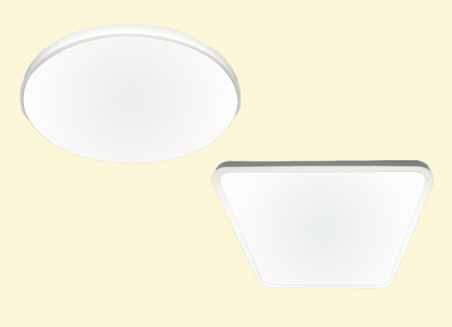 LED방등 스마트 원터치 슬림 방등 원형 사각거실등 50W